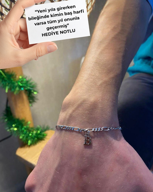 SEVGİLİYE KİŞİYE ÖZEL 3,5MM FİGARO BİLEKLİK